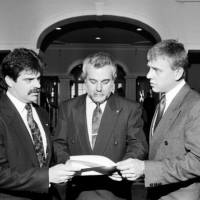 Guy LeBlanc assermenté au cabinet en 1985